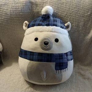 Squishmallow Brooke Winter Polar Bear 16"